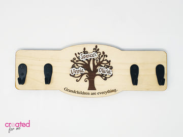 Family Tree Coat & Key Rack
